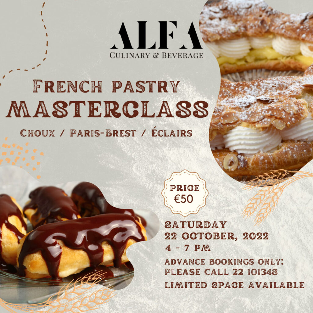 French Pastry Masterclass 22 OCT 2022